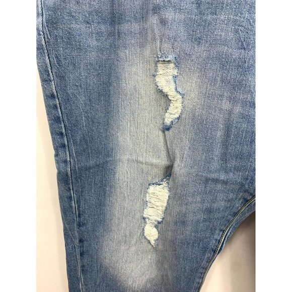 Universal Thread Denim Jeans 24 24W Blue Straight Distressed Stretch Women New - Picture 4 of 8